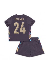 Engeland Cole Palmer #24 Babytruitje Uit tenue Kind EK 2024 Korte Mouw (+ Korte broeken)